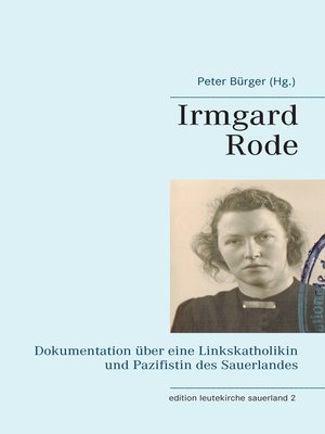 cover image of Irmgard Rode (1911-1989)